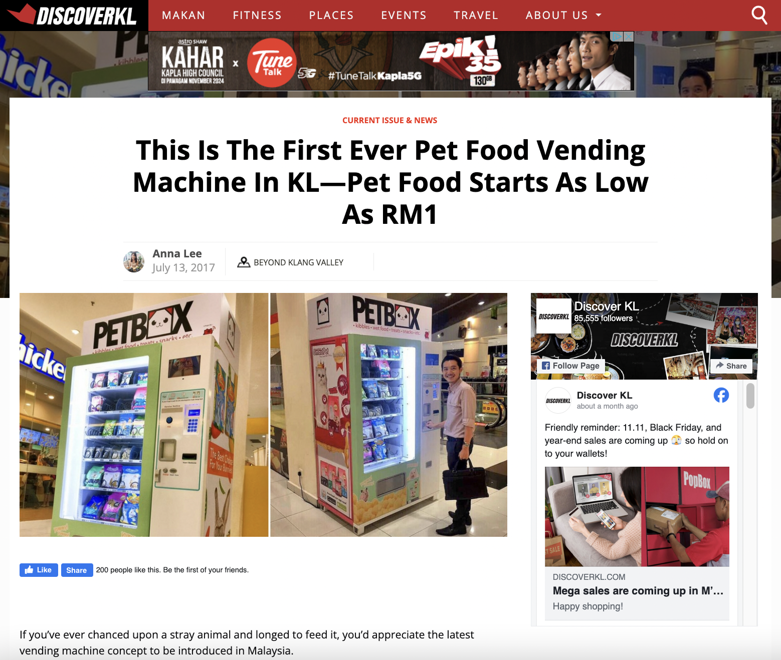 2. First Pet Food Vending Machine in Malaysia (1)